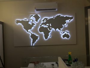 تابلو نقشه جهان