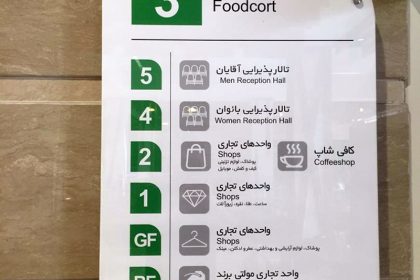 1-3 تابلو راهنما طبقان