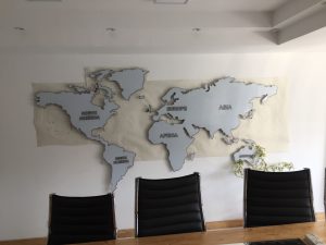 تابلو نقشه جهان