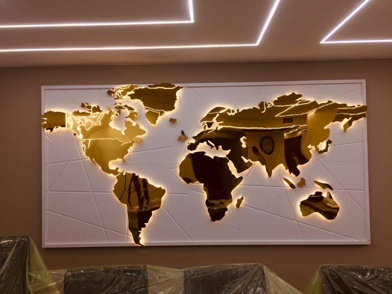 تابلو نقشه جهان