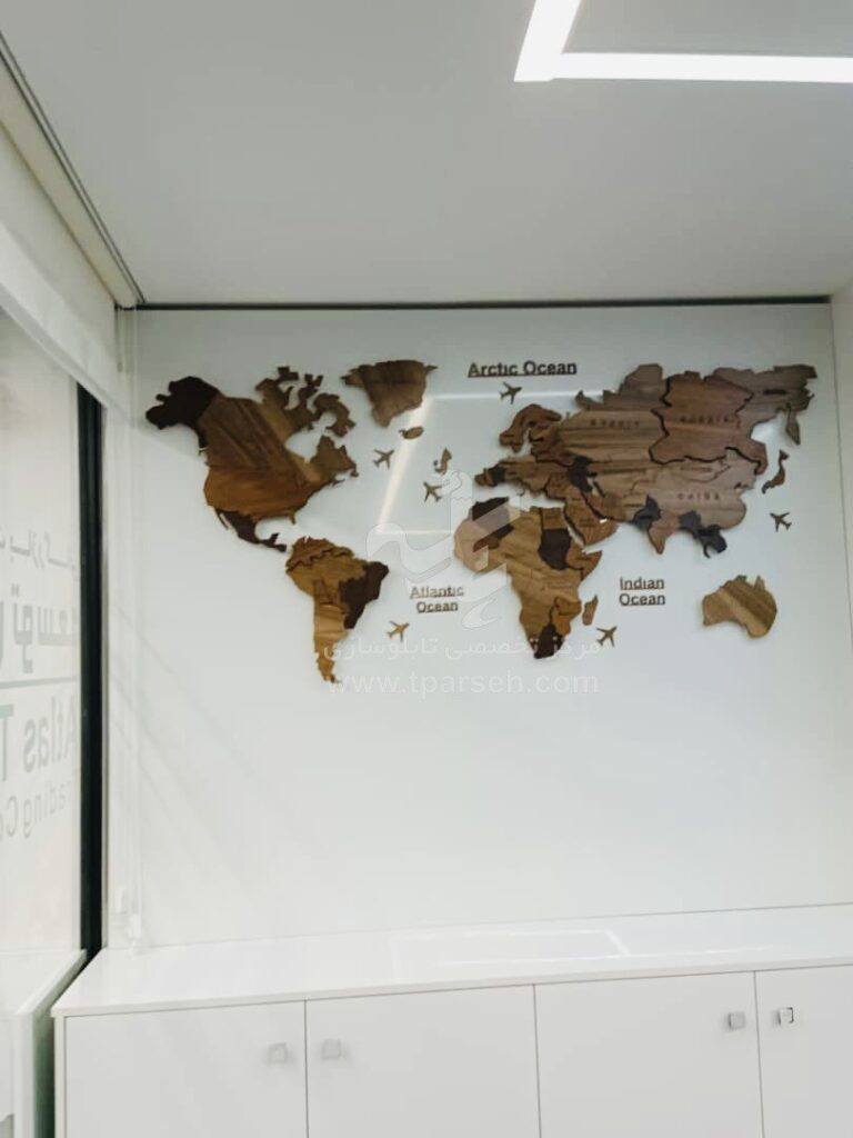 تابلو نقشه کره زمین 
