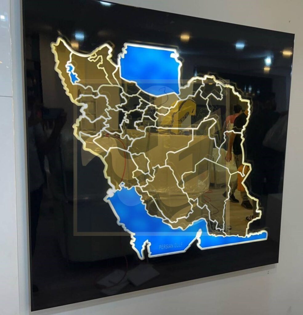 تابلو نقشه ایران برجسنه
